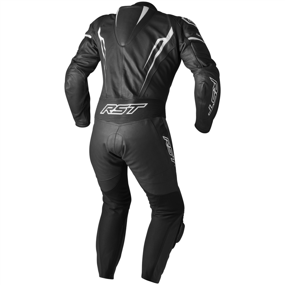 RST Tractech Evo 5 CE Leather Suit Black / White / Black (Image 2) - ThrottleChimp