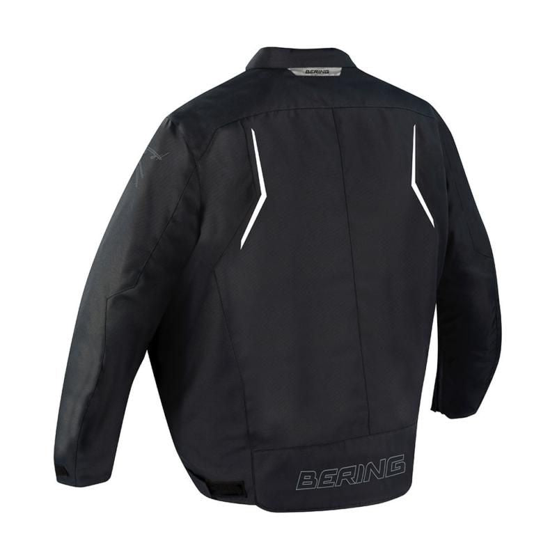 Bering Dundy King Size Textile Jacket Black FREE 1 YEAR Returns, FREE UK Delivery | ThrottleChimp