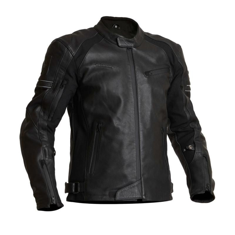 Halvarssons All Season Selja Waterproof Leather Jacket Black - ThrottleChimp