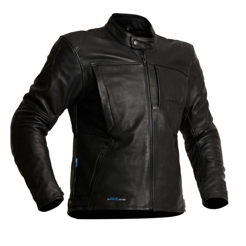 Halvarssons Racken Waterproof Leather Jacket Black - ThrottleChimp