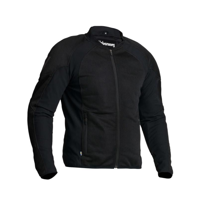 Halvarssons Edane Mesh Protective Textile Jacket Black - ThrottleChimp