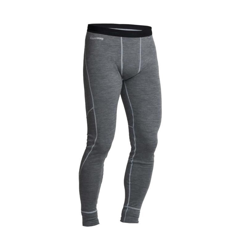 Halvarssons Warm Wool Longs Base Layer Leggings Grey - ThrottleChimp