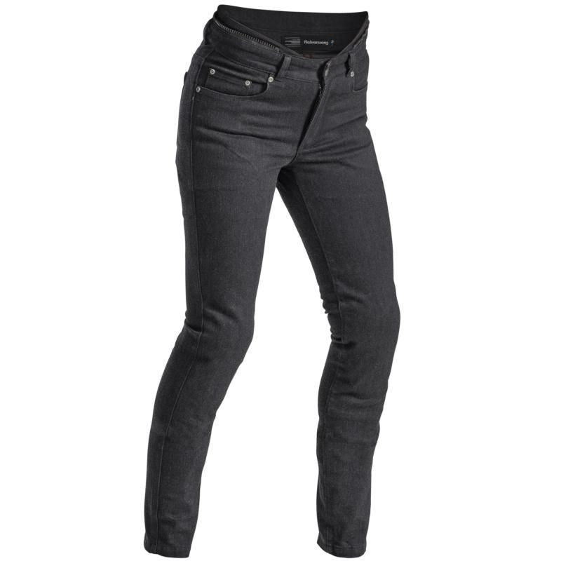 Halvarssons Nyberg Ladies Denim Jeans Black - ThrottleChimp