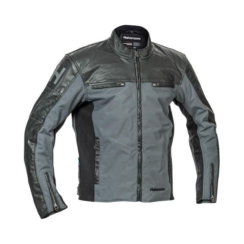 Halvarssons Holmen Textile Jacket Grey - ThrottleChimp