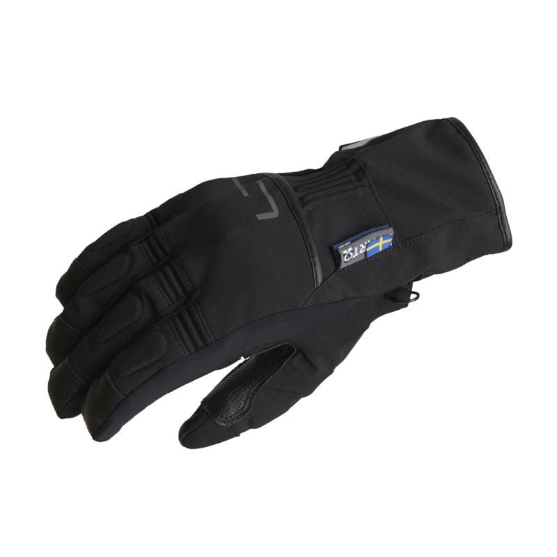 Lindstrands Lillmon Waterproof Textile Gloves Black - ThrottleChimp