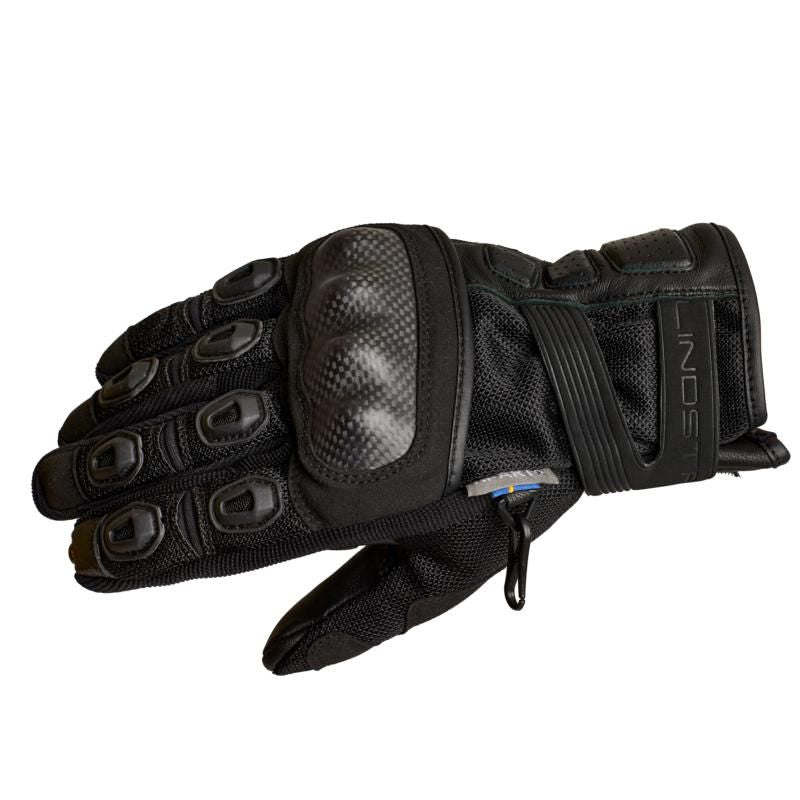 Lindstrands Siljan Mesh Ladies Textile Gloves Black - ThrottleChimp