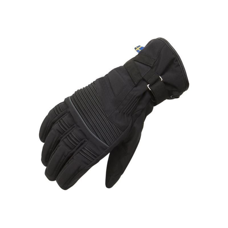 Lindstrands Greip Waterproof Textile Gloves Black - ThrottleChimp