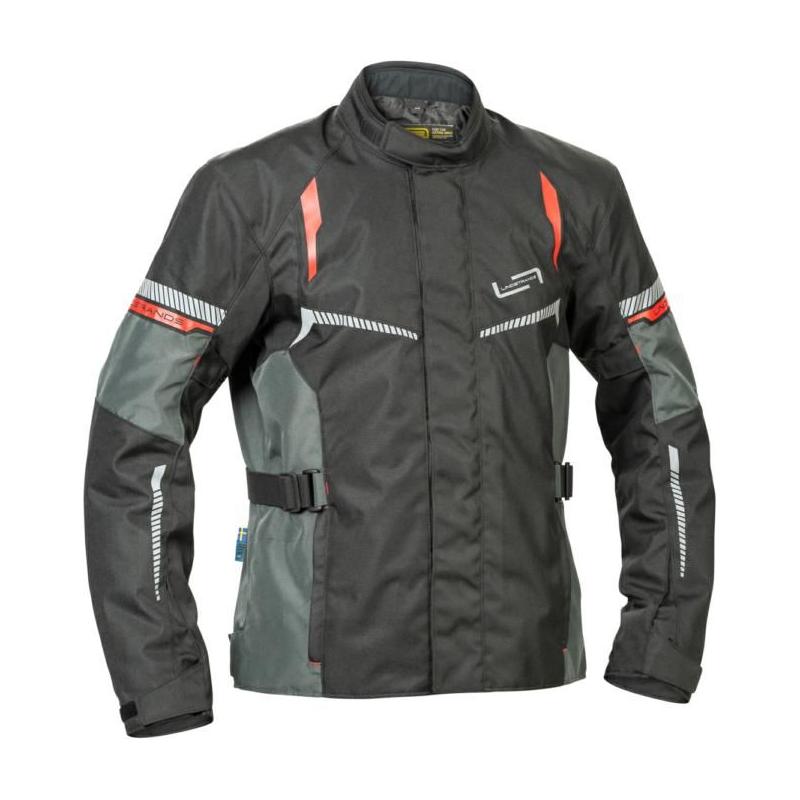 Lindstrands Backafall Touring Textile Jacket Black / Grey - ThrottleChimp