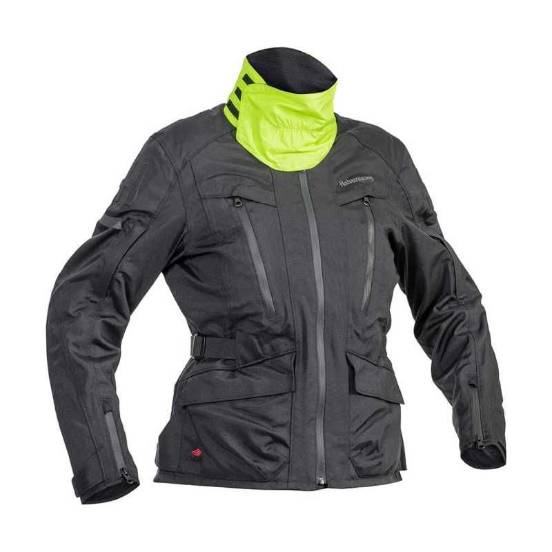 Halvarssons Gruven All Season Ladies Textile Jacket Black (Image 4) - ThrottleChimp