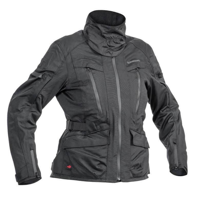 Halvarssons Gruven All Season Ladies Textile Jacket Black (Image 6) - ThrottleChimp