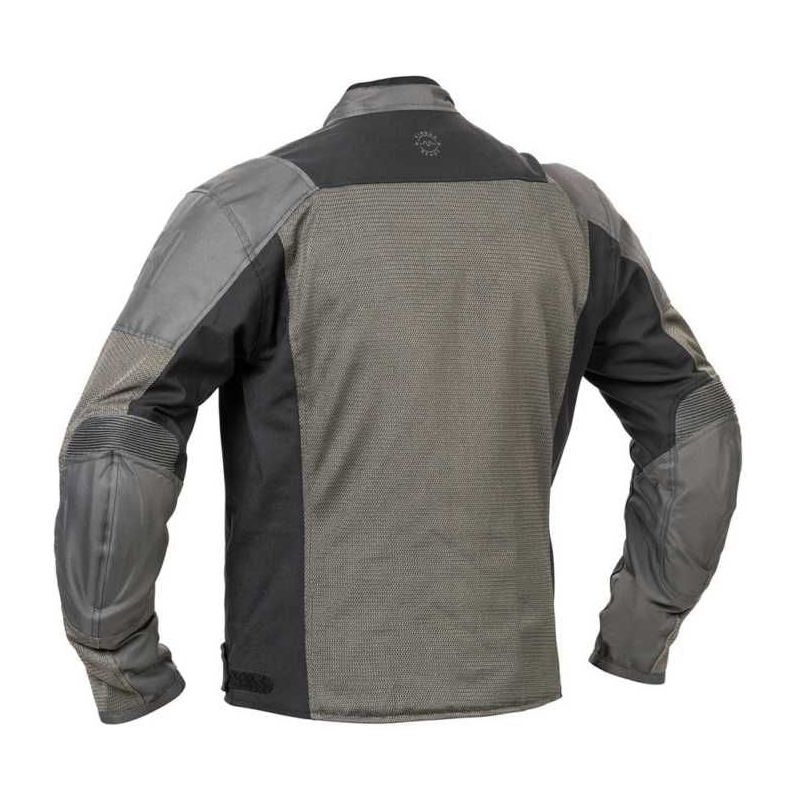 Halvarssons Arvika Summer Textile Jacket Grey (Image 2) - ThrottleChimp