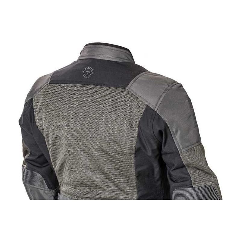 Halvarssons Arvika Summer Textile Jacket Grey (Image 3) - ThrottleChimp