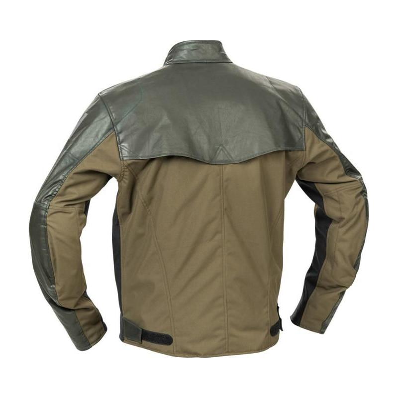 Halvarssons Holmen Textile Jacket Green / Brown (Image 2) - ThrottleChimp