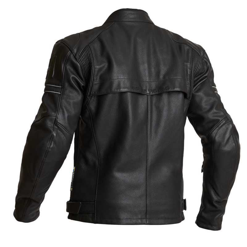 Halvarssons All Season Selja Waterproof Leather Jacket Black (Image 2) - ThrottleChimp