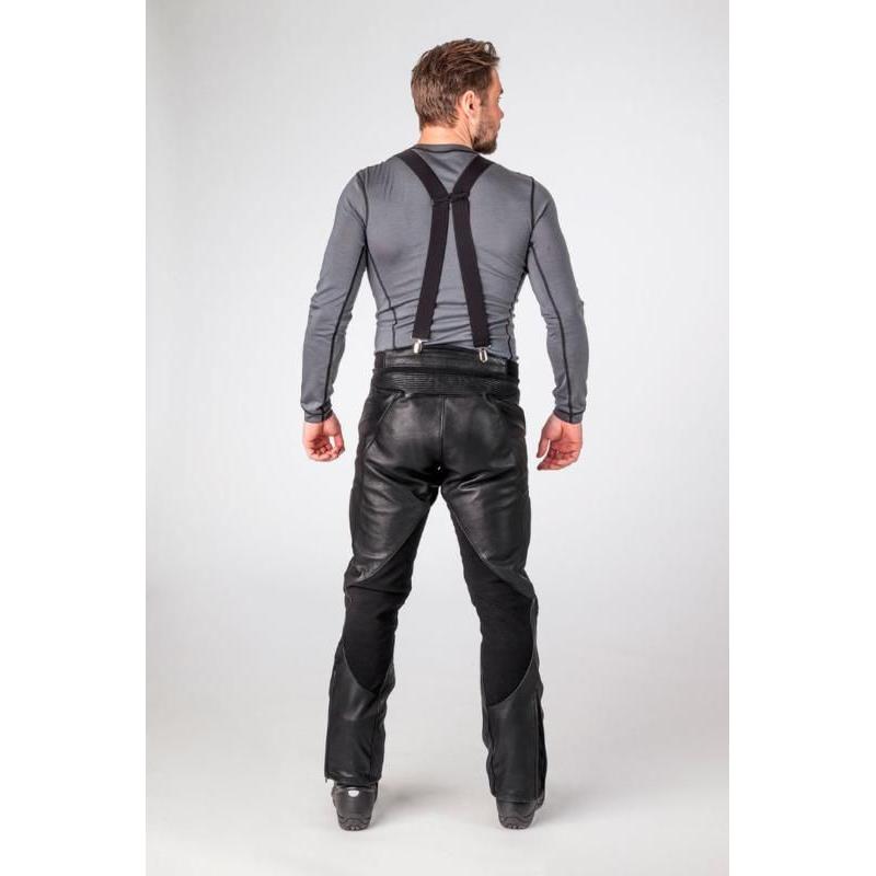 Halvarssons Rullbo Waterproof Leather Trouser Black (Image 4) - ThrottleChimp