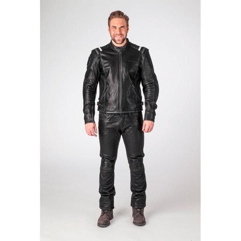 Halvarssons Skalltorp Classic Soft Leather Jacket Black (Image 3) - ThrottleChimp