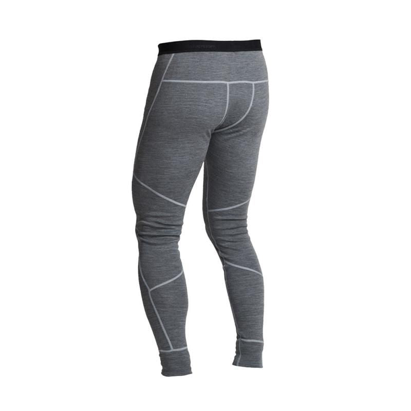 Halvarssons Warm Wool Longs Base Layer Leggings Grey (Image 2) - ThrottleChimp