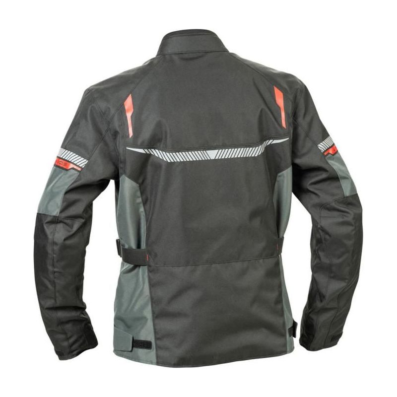 Lindstrands Backafall Touring Textile Jacket Black / Grey FREE 1 YEAR Returns, FREE UK Delivery | ThrottleChimp