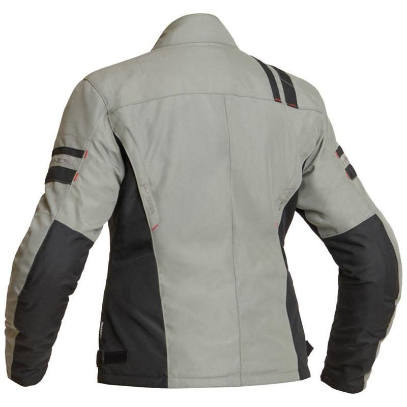 Lindstrands Liden Ladies Textile Jacket Fog Grey (Image 2) - ThrottleChimp