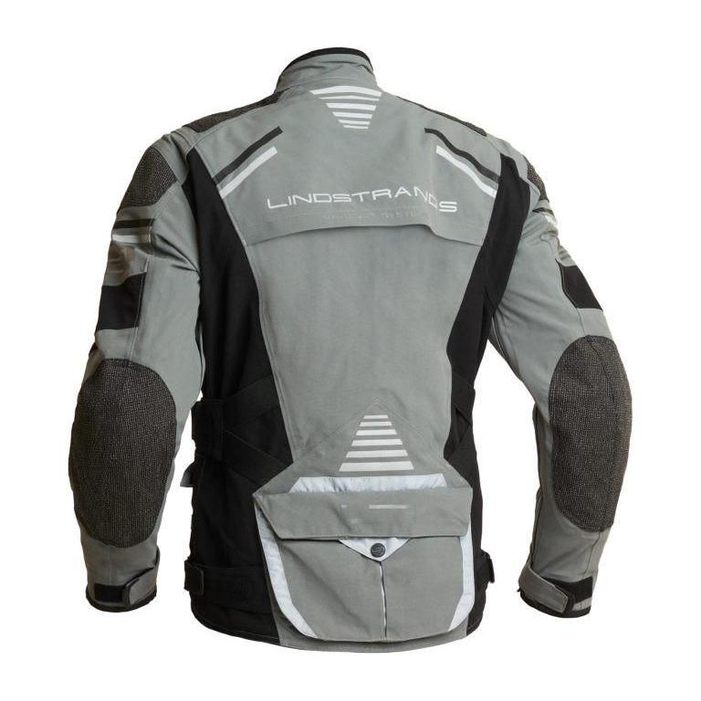 Lindstrands Sunne Adventure Textile Jacket Black / Silver FREE 1 YEAR Returns, FREE UK Delivery | ThrottleChimp