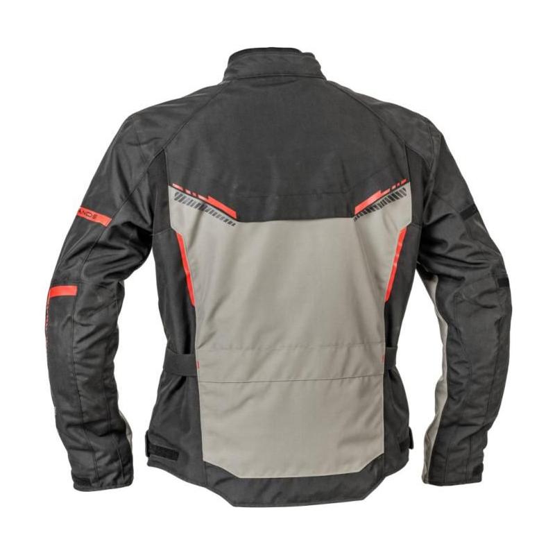 Lindstrands Lomsen Touring Textile Jacket Black / Grey (Image 2) - ThrottleChimp