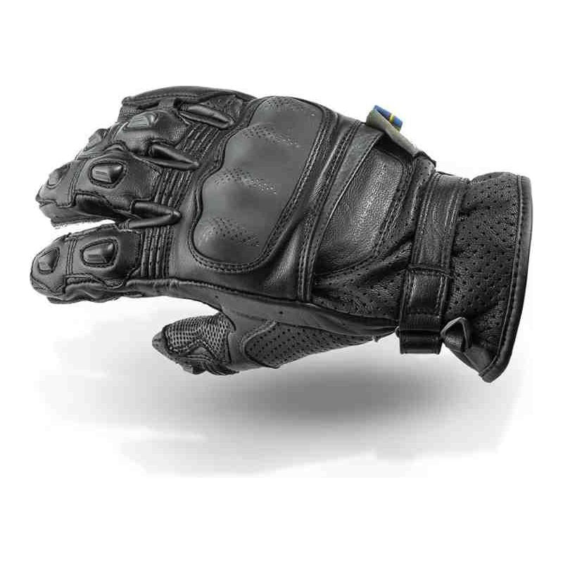 Lindstrands Holen Ladies Leather Gloves Black FREE 1 YEAR Returns, FREE UK Delivery | ThrottleChimp