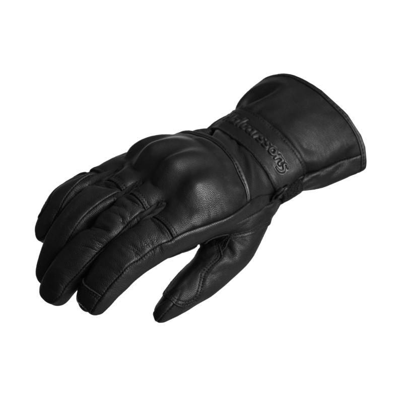 Halvarssons Noren All Seson Waterproof Touring Leather Gloves Black - ThrottleChimp