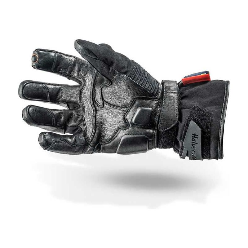 Halvarssons Butorp Touring Ladies Leather / Textile Gloves Black (Image 2) - ThrottleChimp