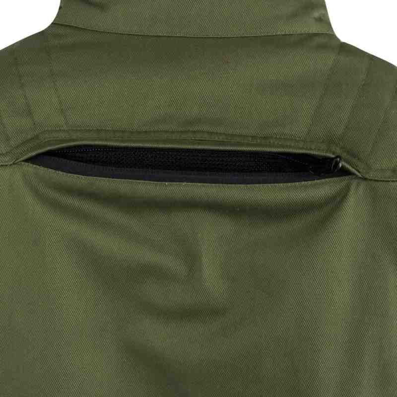 Segura Bora Textile Jacket Khaki (Image 4) - ThrottleChimp