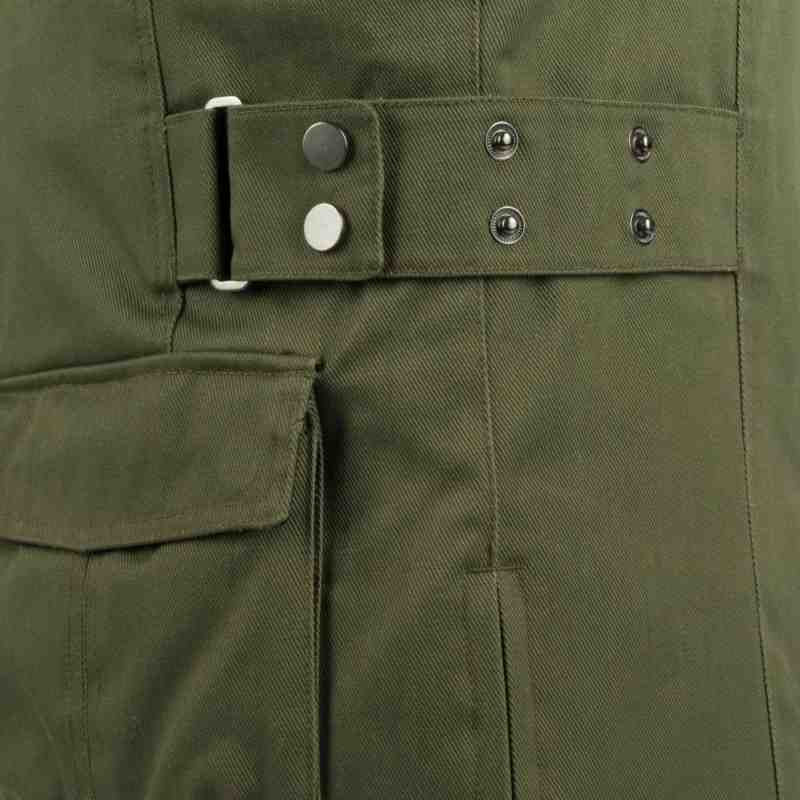 Segura Bora Textile Jacket Khaki (Image 5) - ThrottleChimp