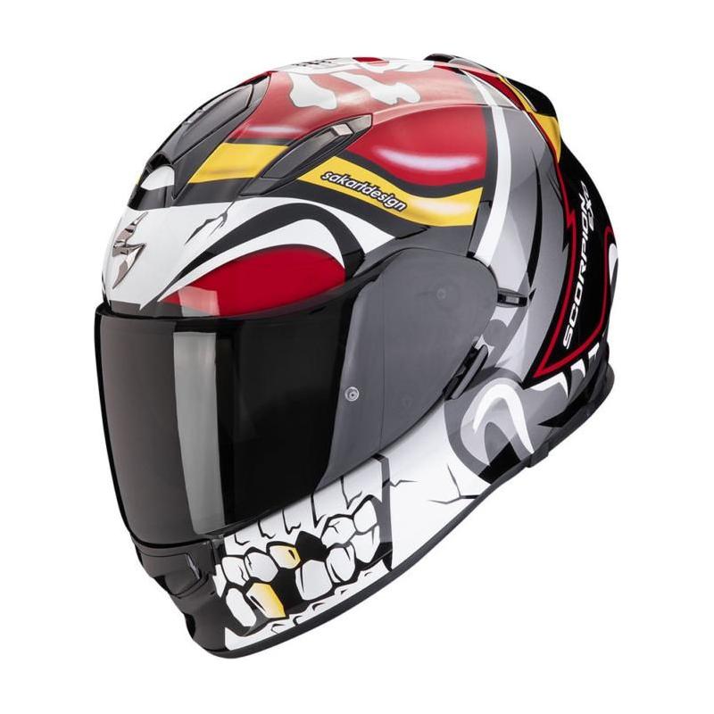 Scorpion EXO 491 Pirate Full Face Helmet Red - ThrottleChimp