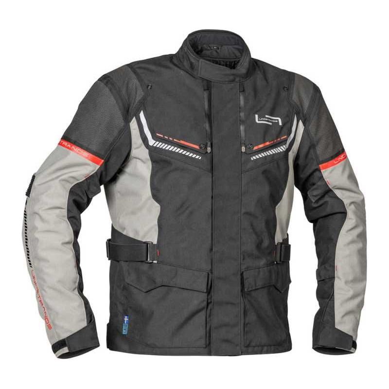 Lindstrands Sylarna Touring Textile Jacket Black / Grey - ThrottleChimp