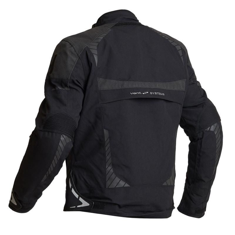 Halvarssons Premium Vansbro Touring Textile Jacket Black (Image 2) - ThrottleChimp