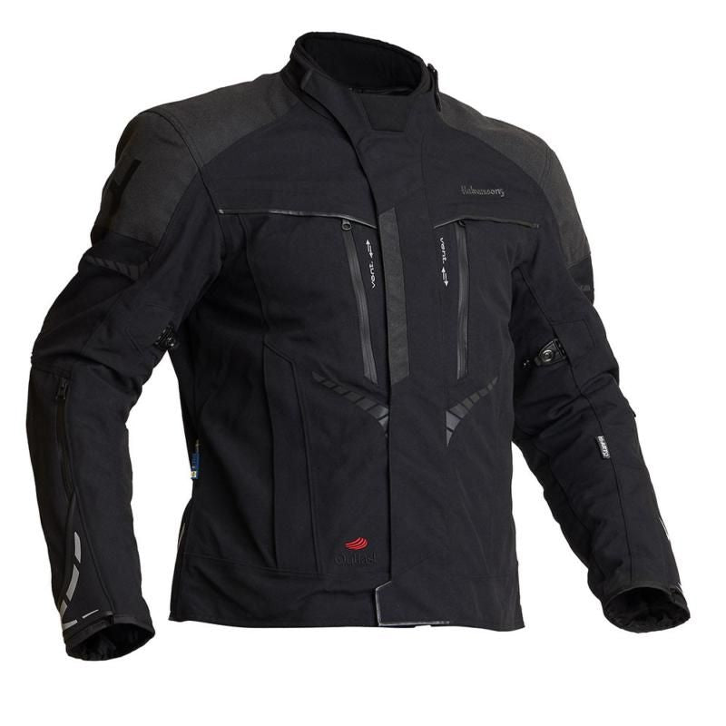 Halvarssons Premium Vansbro Touring Textile Jacket Black - ThrottleChimp