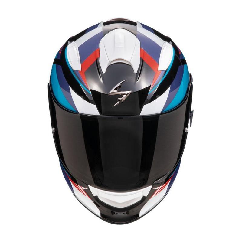 Scorpion EXO 491 Abilis Full Face Helmet Black / Blue / Red (Image 2) - ThrottleChimp