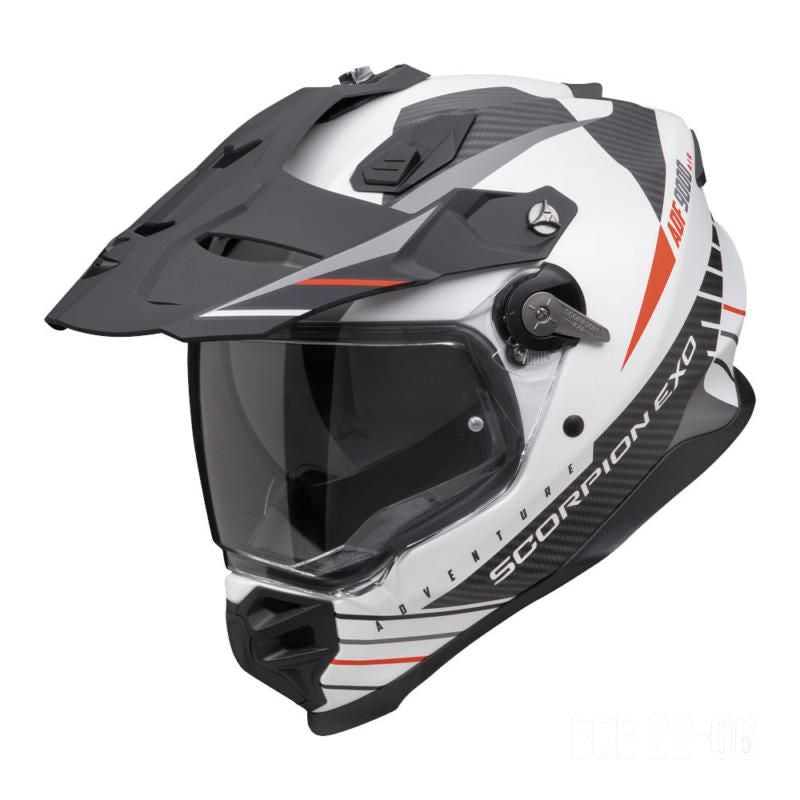 Scorpion ADF-9000 Feat Full Face Helmet White / Black / Red