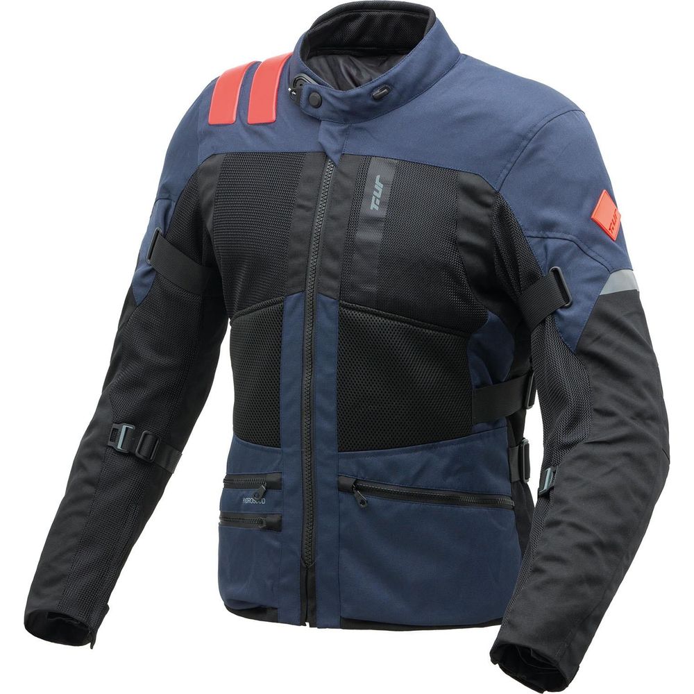 T.UR Transfer Hydroscud Adventure Jacket Black / Blue FREE 1 YEAR Returns, FREE UK Delivery | ThrottleChimp