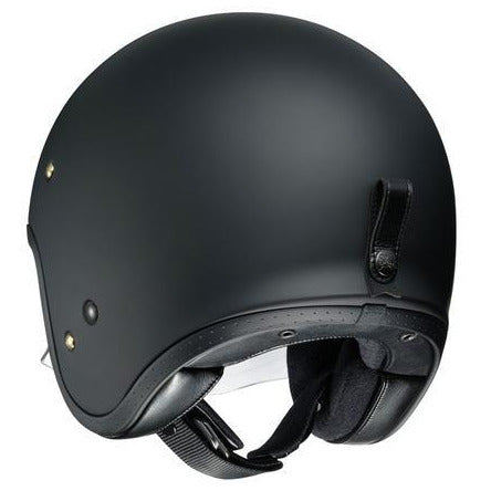 Shoei J.O Plain Open Face Helmet Matt Black (Image 3) - ThrottleChimp