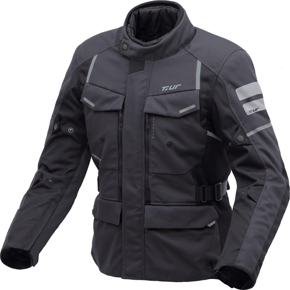 T.UR Lapland Hydroscud Touring Jacket Dark Anthracite / Black FREE 1 YEAR Returns, FREE UK Delivery | ThrottleChimp