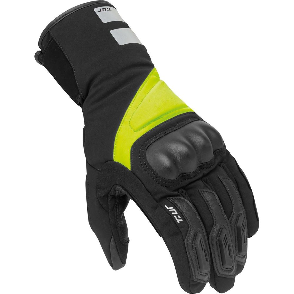 T.UR G-One Pro Hydroscud Gloves Black / Yellow FREE 1 YEAR Returns, FREE UK Delivery | ThrottleChimp