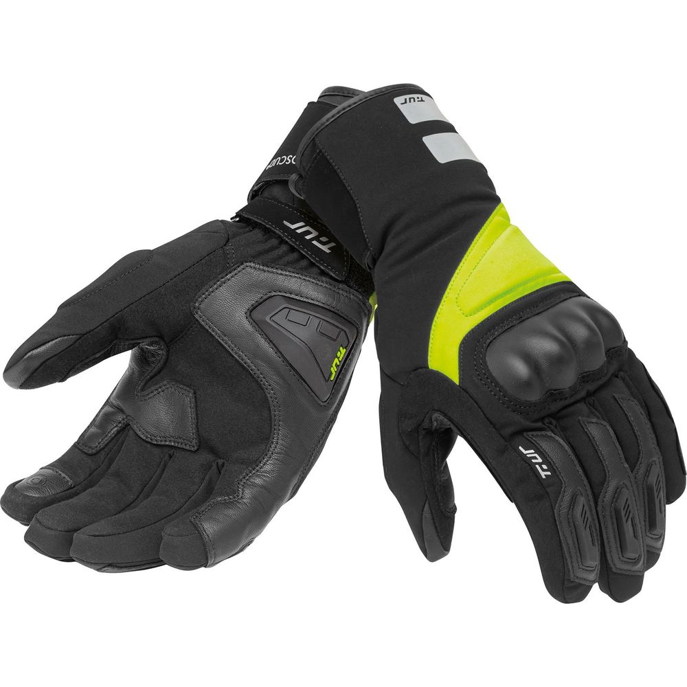 T.UR G-One Pro Hydroscud Gloves Black / Yellow FREE 1 YEAR Returns, FREE UK Delivery | ThrottleChimp