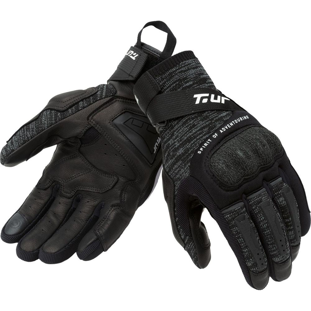 T.UR G-Knit Summer Gloves Black FREE 1 YEAR Returns, FREE UK Delivery | ThrottleChimp