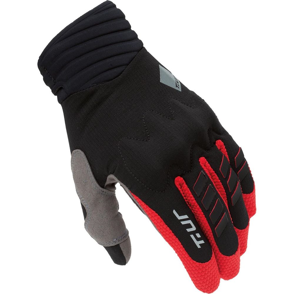 T.UR G-Six Summer Gloves Black / Red FREE 1 YEAR Returns, FREE UK Delivery | ThrottleChimp