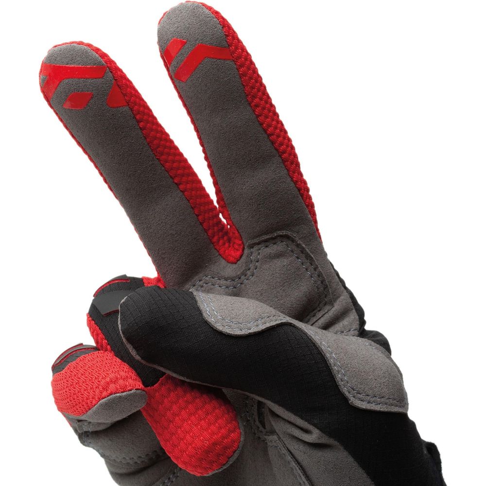 T.UR G-Six Summer Gloves Black / Red FREE 1 YEAR Returns, FREE UK Delivery | ThrottleChimp