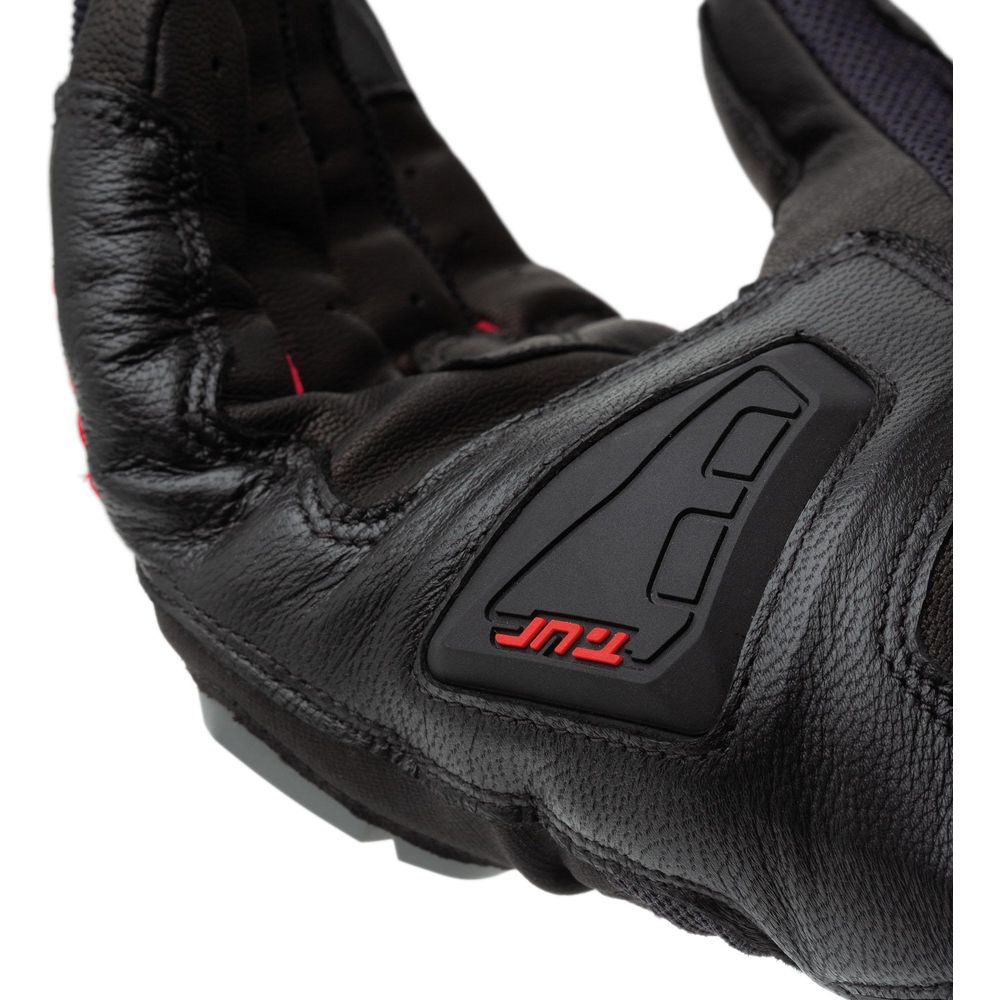 T.UR G-Four Summer Gloves Black / Red FREE 1 YEAR Returns, FREE UK Delivery | ThrottleChimp