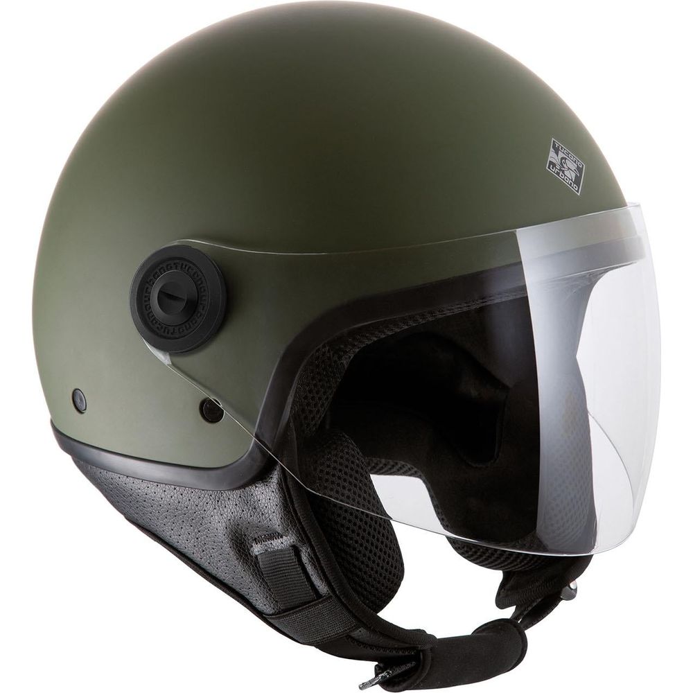 Tucano Urbano EL'Jettin 6.0 Open Face Helmet Matt Airborne Green - ThrottleChimp