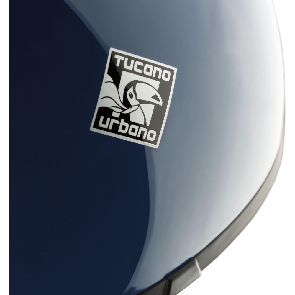 Tucano Urbano EL'Jettin 6.0 Open Face Helmet Glossy Dark Blue (Image 2) - ThrottleChimp