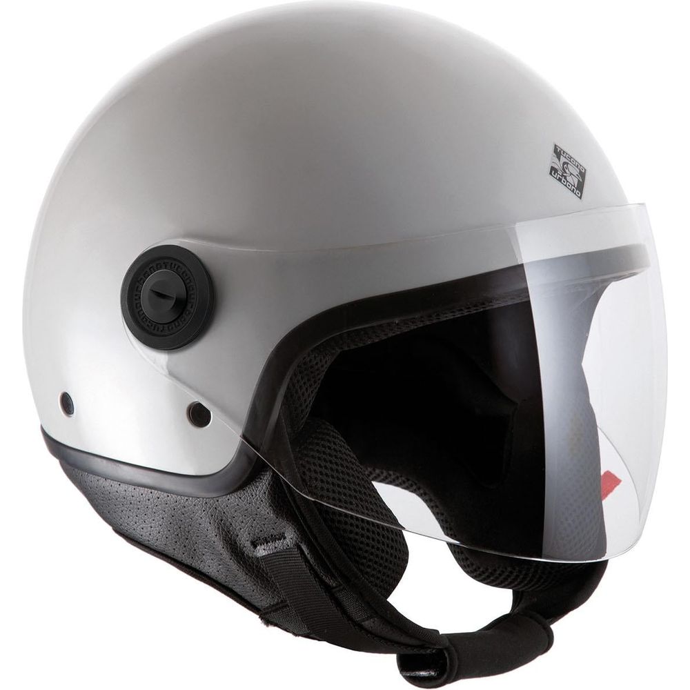 Tucano Urbano EL'Jettin 6.0 Open Face Helmet Glossy Ice White - ThrottleChimp