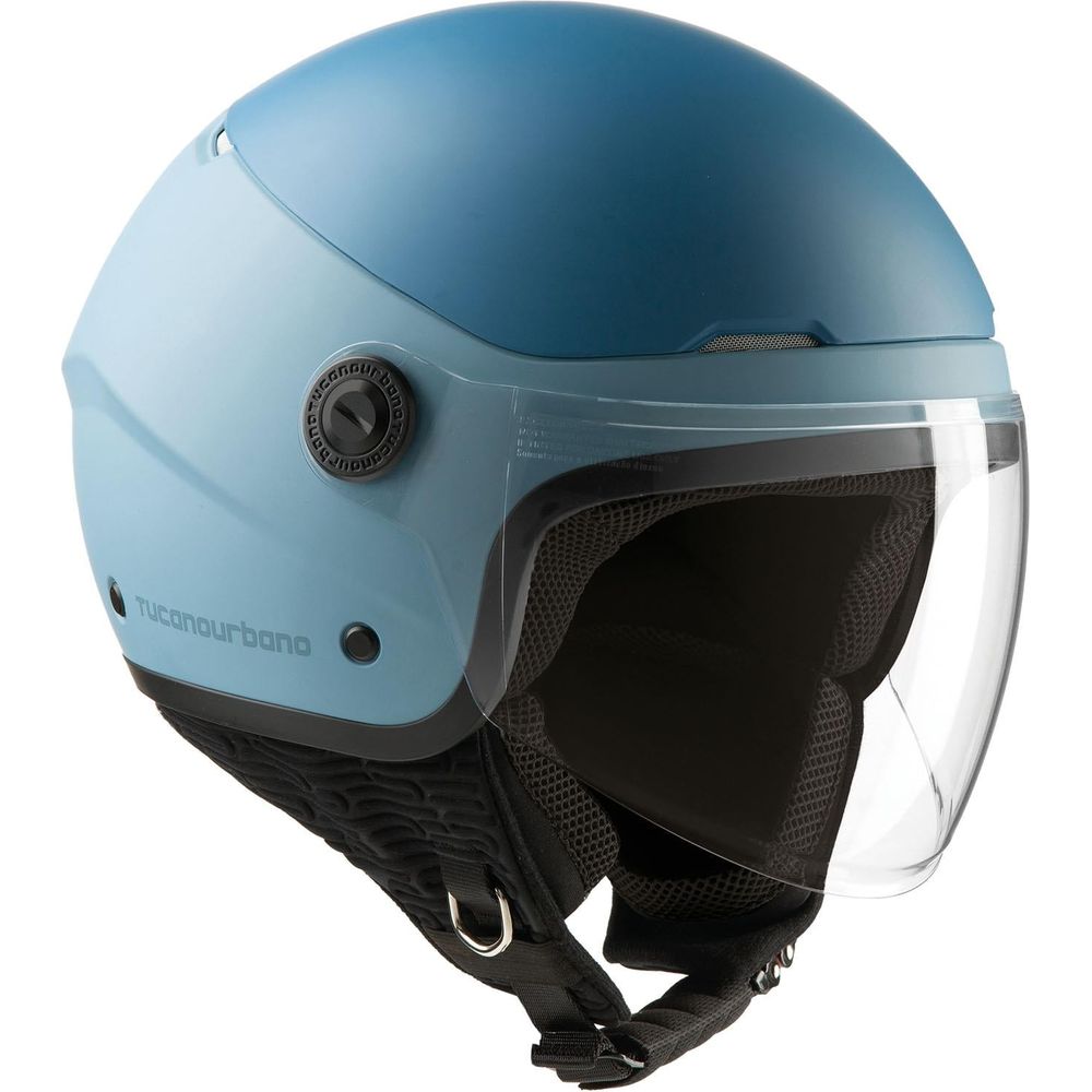 Tucano Urbano EL'Pop Open Face Helmet Matt Denim - ThrottleChimp