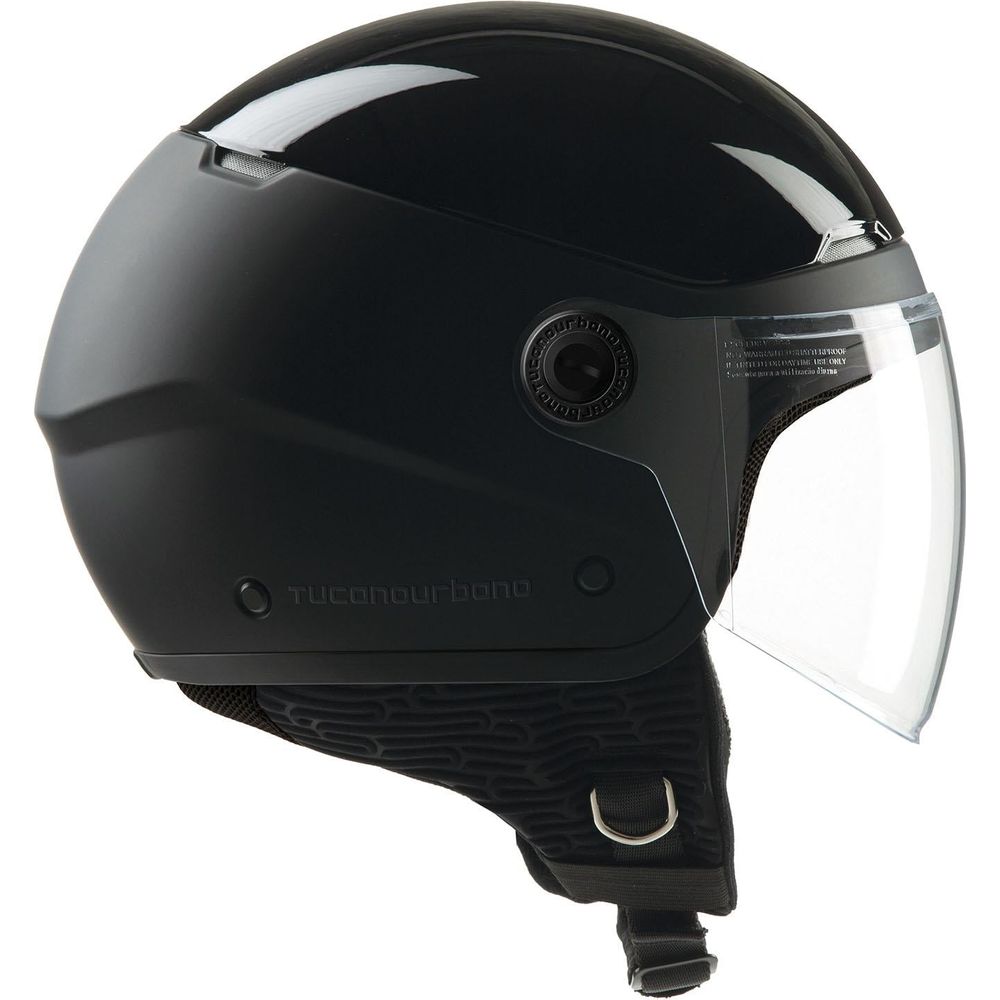 Tucano Urbano EL'Pop Open Face Helmet Matt Coal Grey (Image 2) - ThrottleChimp